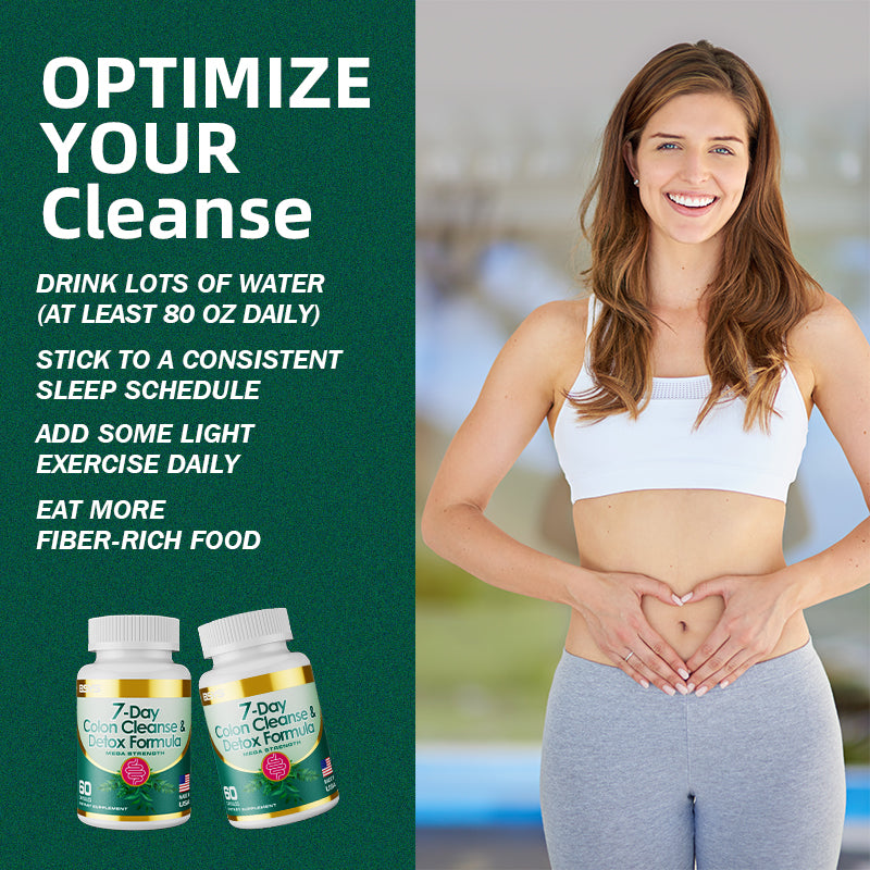 7-Day Colon Cleanse and Detox Supplement Capsules