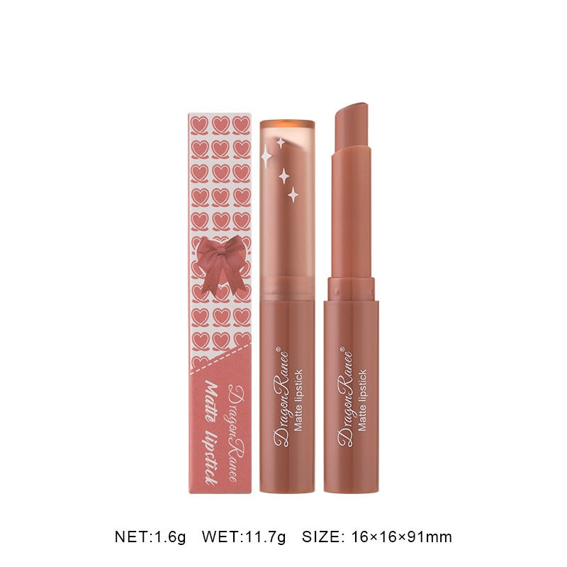 Matte Finish Lipstick Lip Balm Pen - Nude, Brown, Oblique Mouth Shades