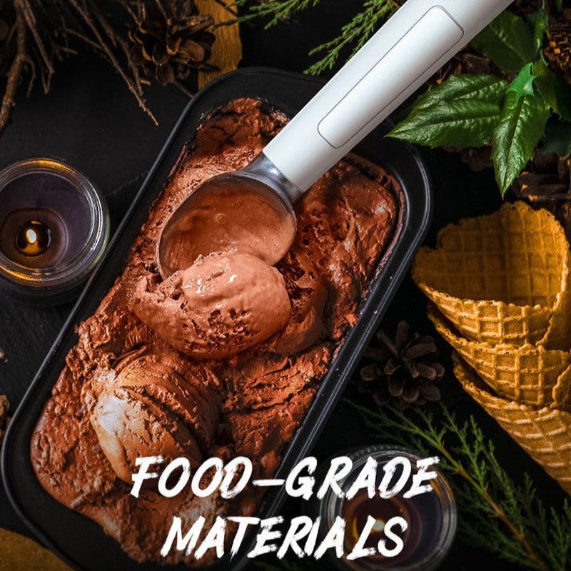 Electric Ice Cream Scoop with Heating & Auto Switch - Stainless Steel