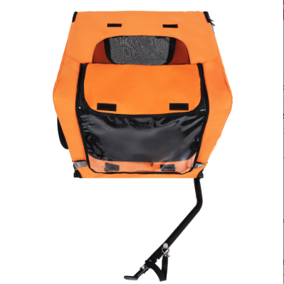Heavy Duty Collapsible Pet Bike Trailer with All-Terrain Wheels & Universal Hitch