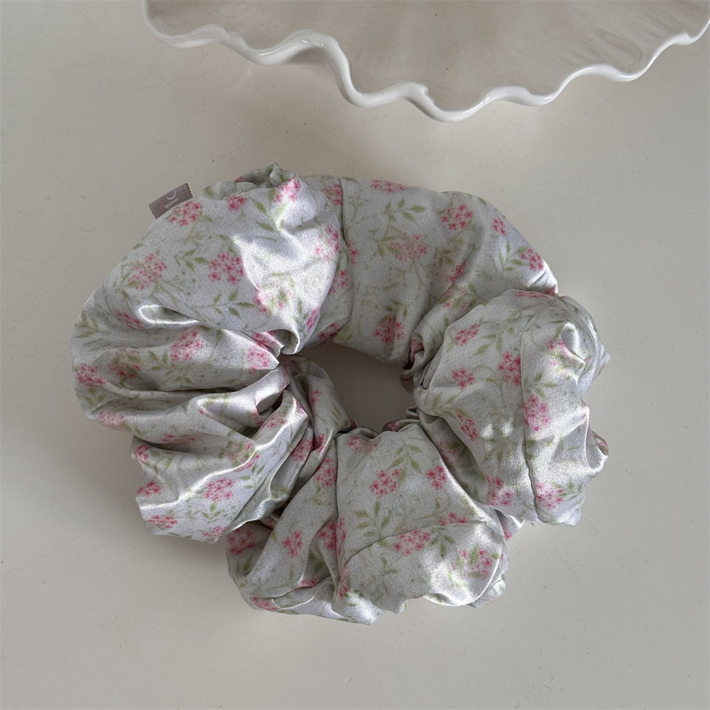 Floral Hair Scrunchie - High Elasticity Cloth Band