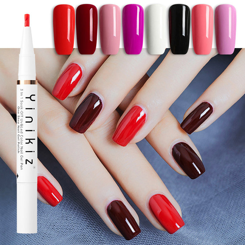 One-Step UV Nail Polish Pen - Fast, Convenient Manicure Gel, 4ml