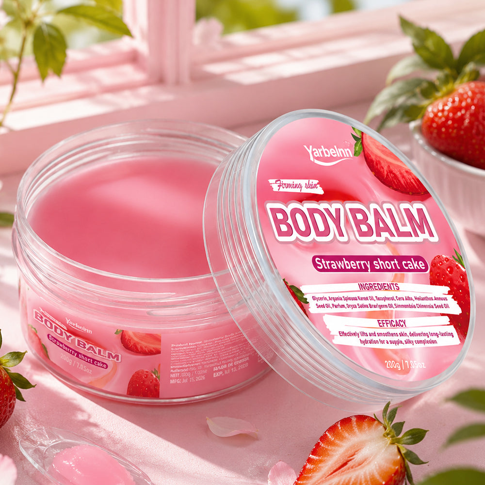Strawberry Body Butter with Plant Oils