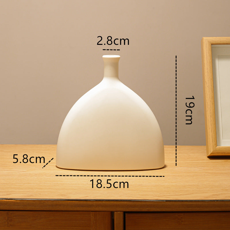 Minimalist Money-Attracting Persimmon Vase Ornament - Modern Home Decor