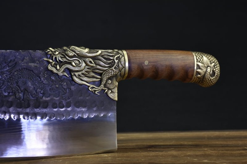 Flying Dragon Bone Slasher - Kitchen & Dining Weapon with Silver Finish
