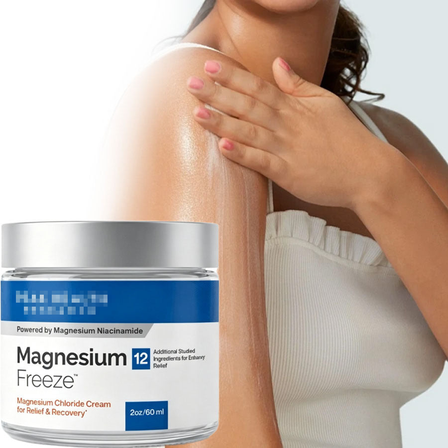 Magnesium Body Care Cream - Moisturizing Skin Balm for Daily Gentle Care