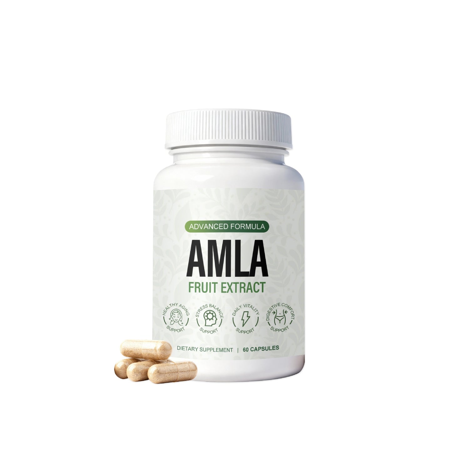 Balanced Emblica Extract Nutritional Supplement Capsules - 60 Count