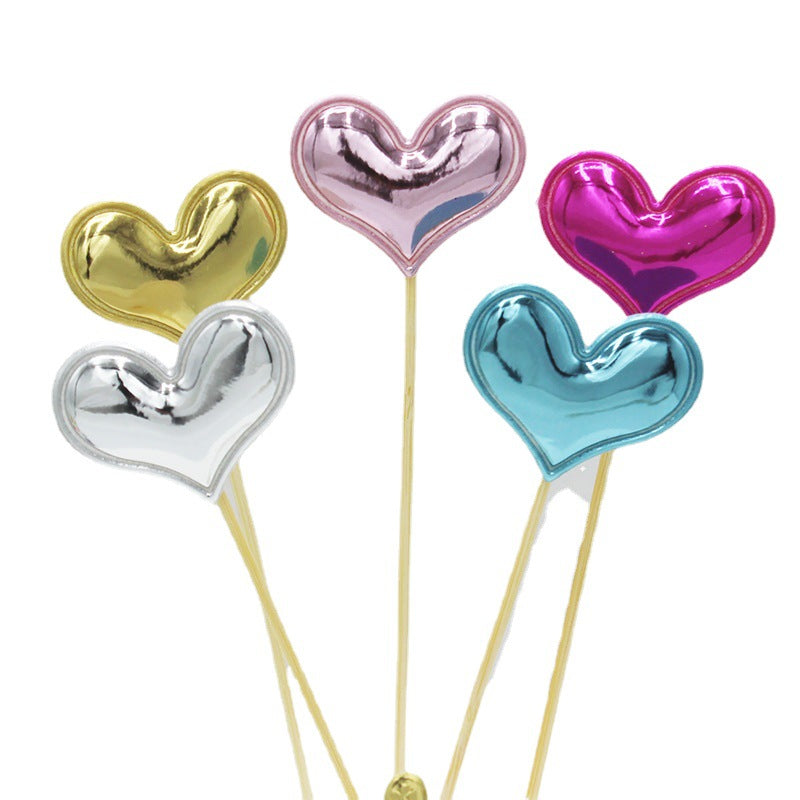 Bright Peach Heart Pentagram Crown 5 Pack Party Masks for Celebrations