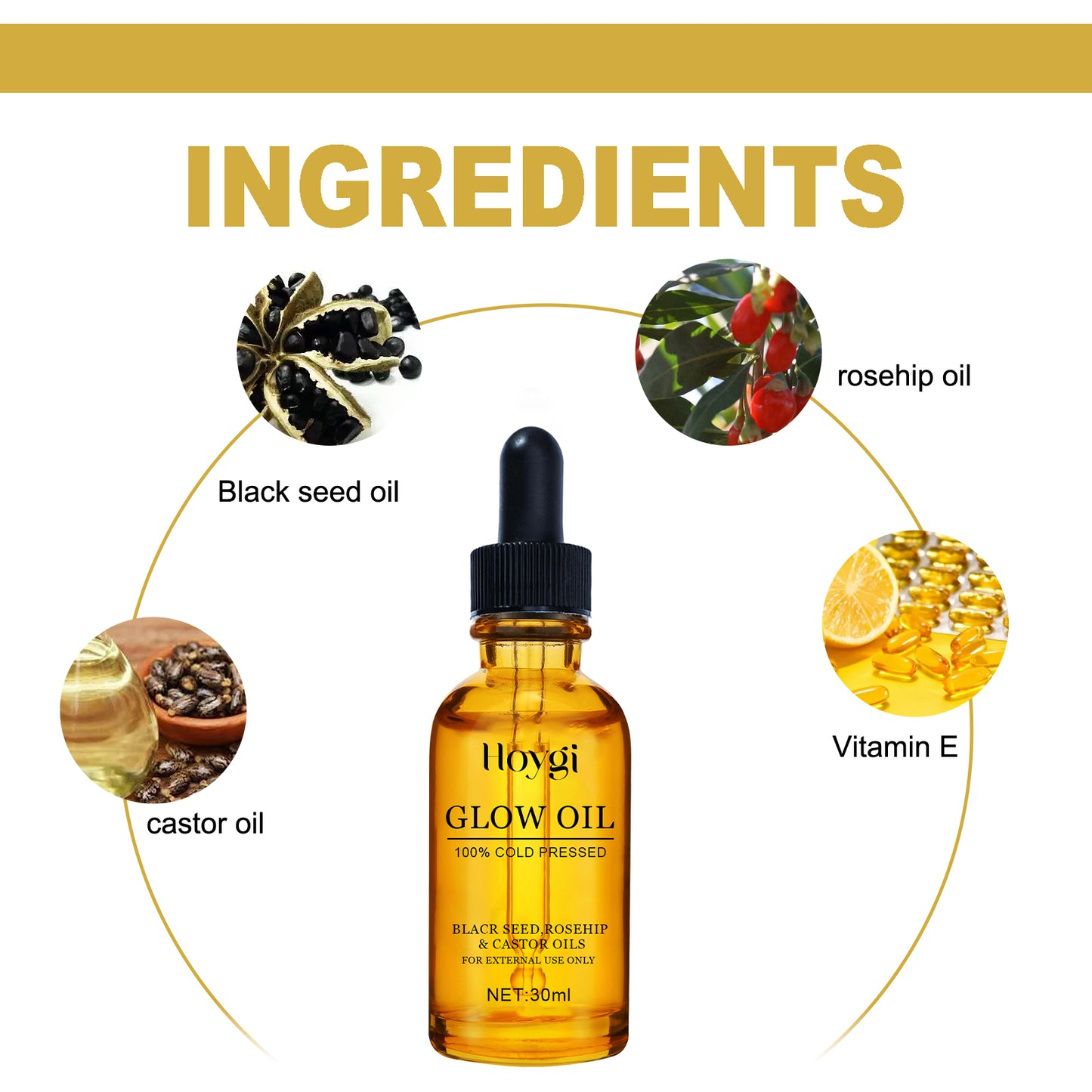 Hydrating Facial Essential Oil Blend - Moisturizing & Anti-Aging 30ml
