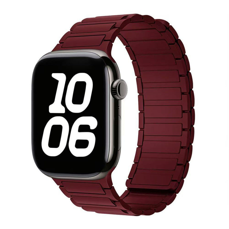 Magnetic Sports Silicone Watch Strap - Compatible with Apple Watch 38-49mm