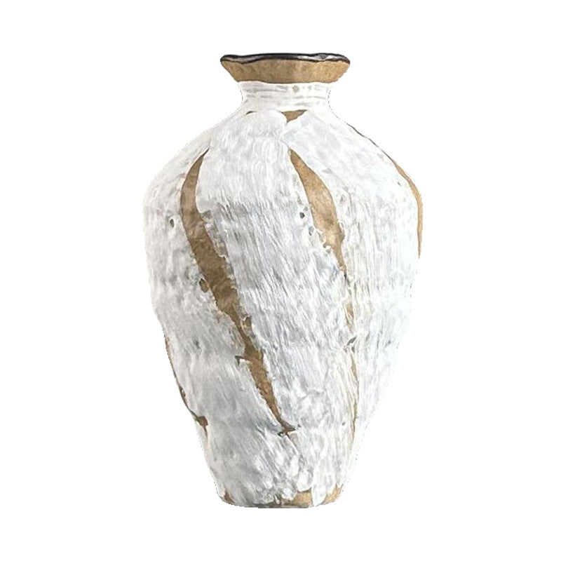 Ceramic Vase Decoration - Short & Tall Wabi Sabi Style Glazed Stoneware