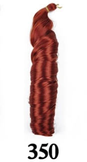 African New Loose Wave Crochet Hair Extensions Big Wave Reel Curved Handle
