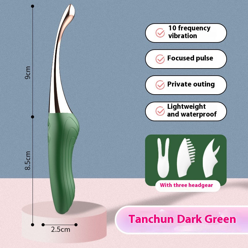 Female Electronic Vibration Therapy Device with USB Charging - Multiple Colors