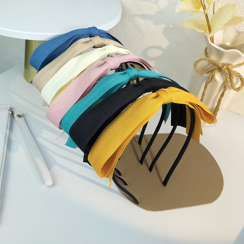 Summer Candy Color Fabric Headband - Hair Accessory for Women & Girls