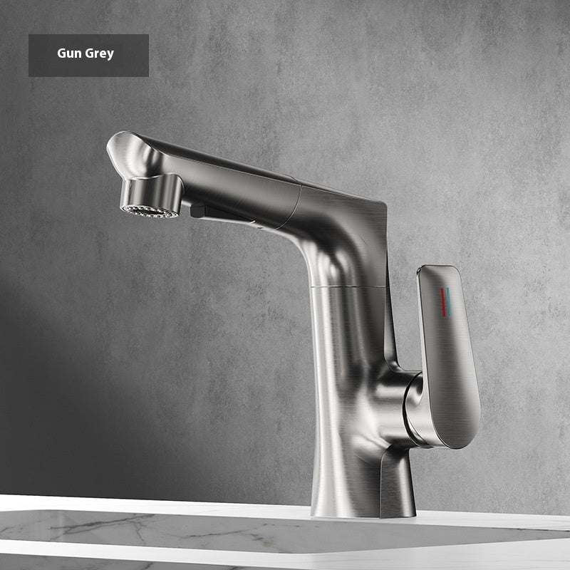 Pull-Out Kitchen Faucet - Modern Copper Design with Multiple Finish Options