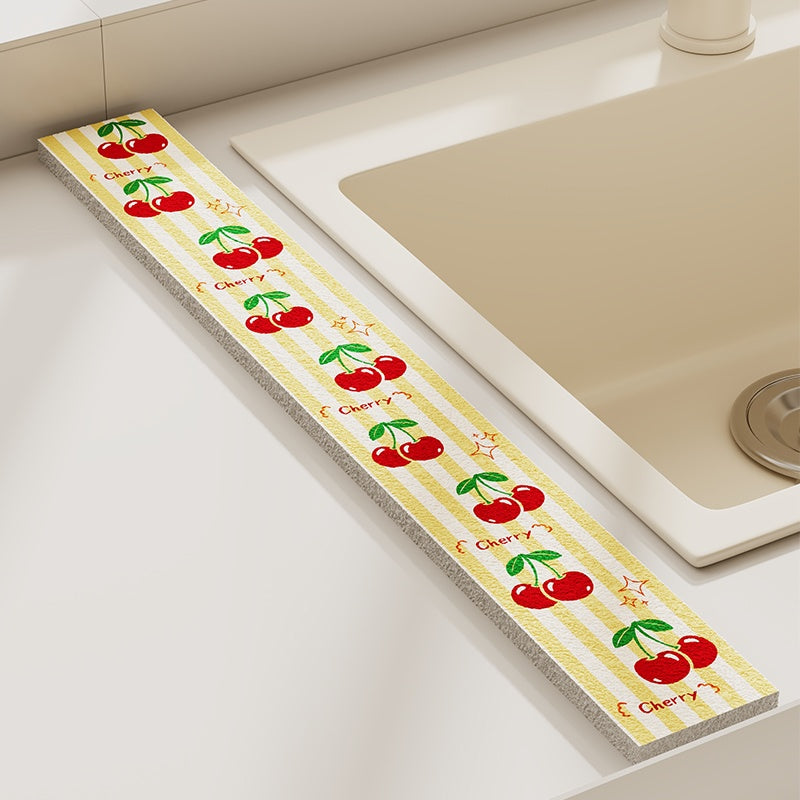Absorbent Sink Mat for Kitchen Countertop Splash-Proof Washbasin - Multi Colors