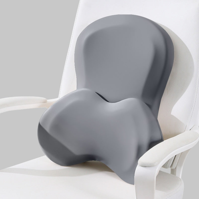 Car Seat Lumbar Support Cushion Set - Memory Foam, Adjustable Size
