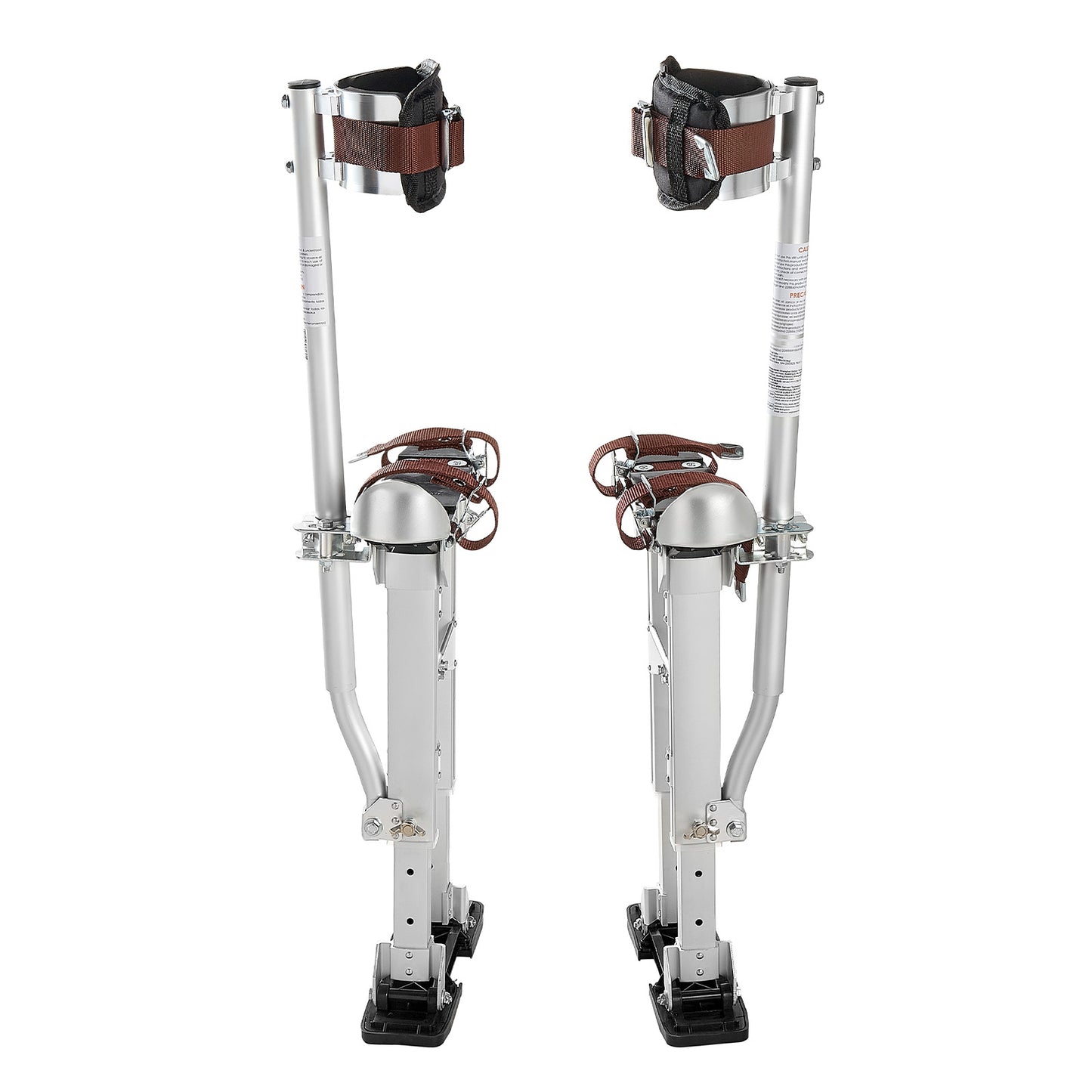 Adjustable Aluminum Drywall Stilts 16.1–24.1 In Load Capacity 228 Lbs Non-Slip Feet