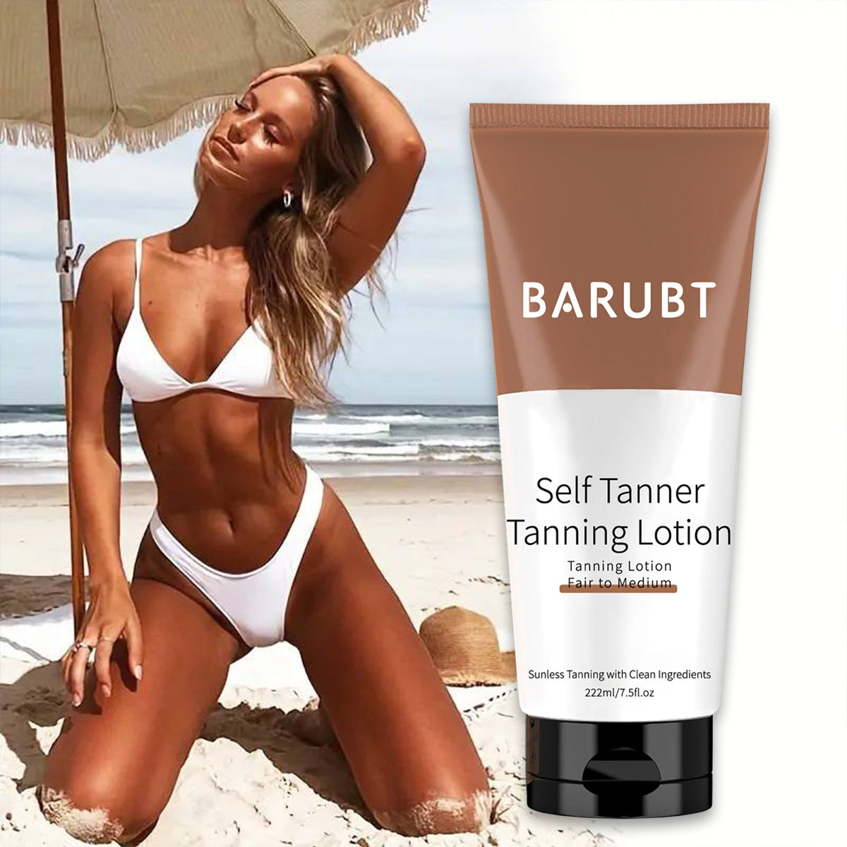 Sunless Tanning Lotion 222ml - Self Tanner Body Care