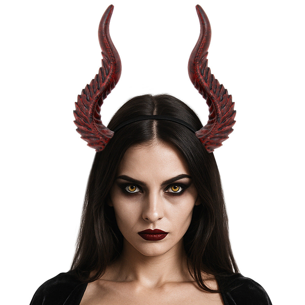 Devil Horn Headband Hair Accessory - Halloween Costume Prop
