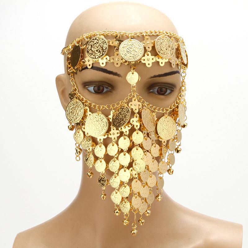 Indian Dance Mask Head Jewelry – Forehead Band
