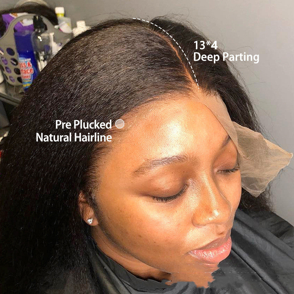 Women’s Creative Curly Lace Front Wig - Black, 14-30 Inch Synthetic Hair