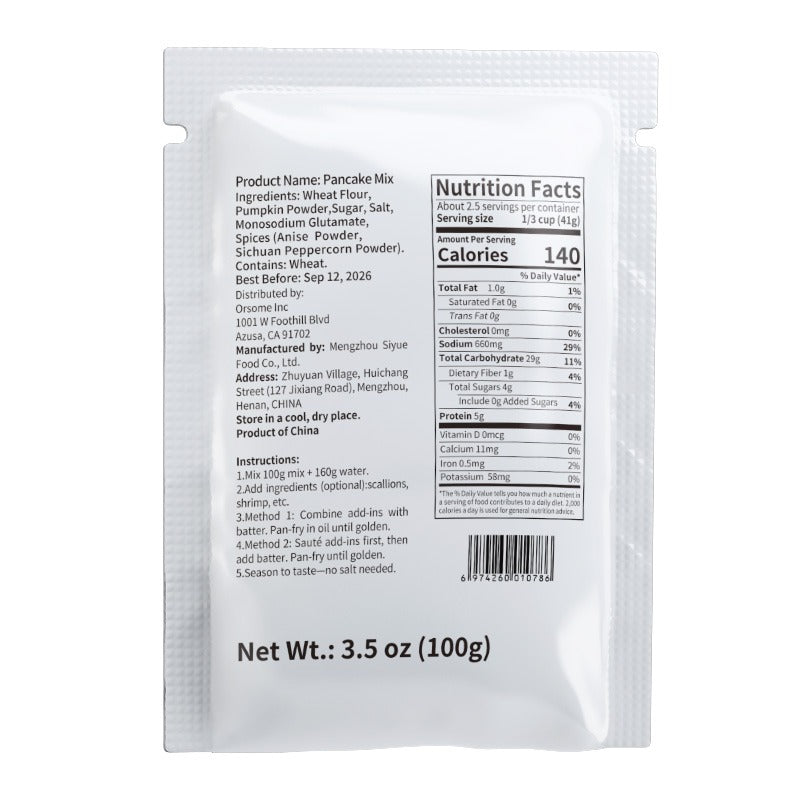 3-Pack Premium Pancake Mix - Just Add Water for Fluffy Pancakes
