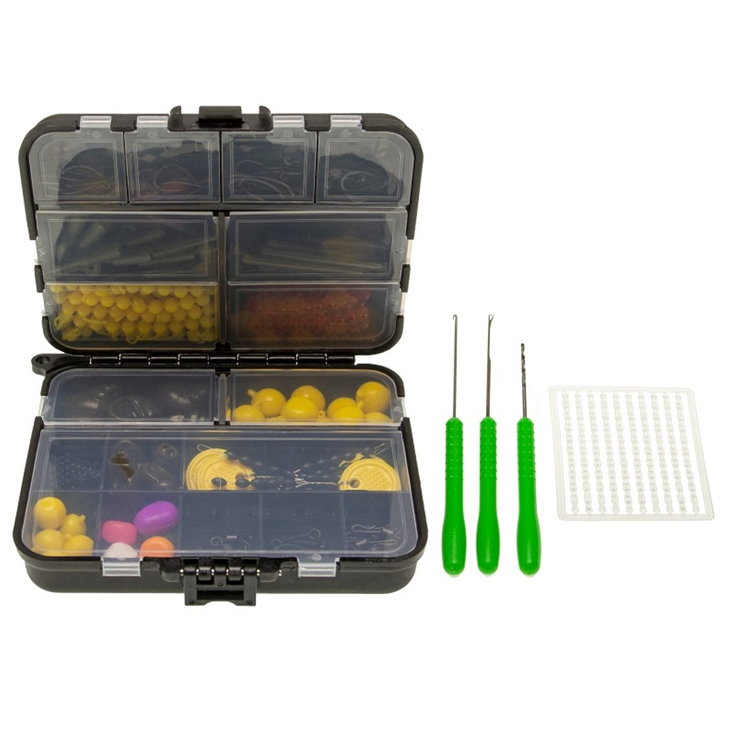 328-Piece Carp Fishing Tackle Box with Essential Accessories