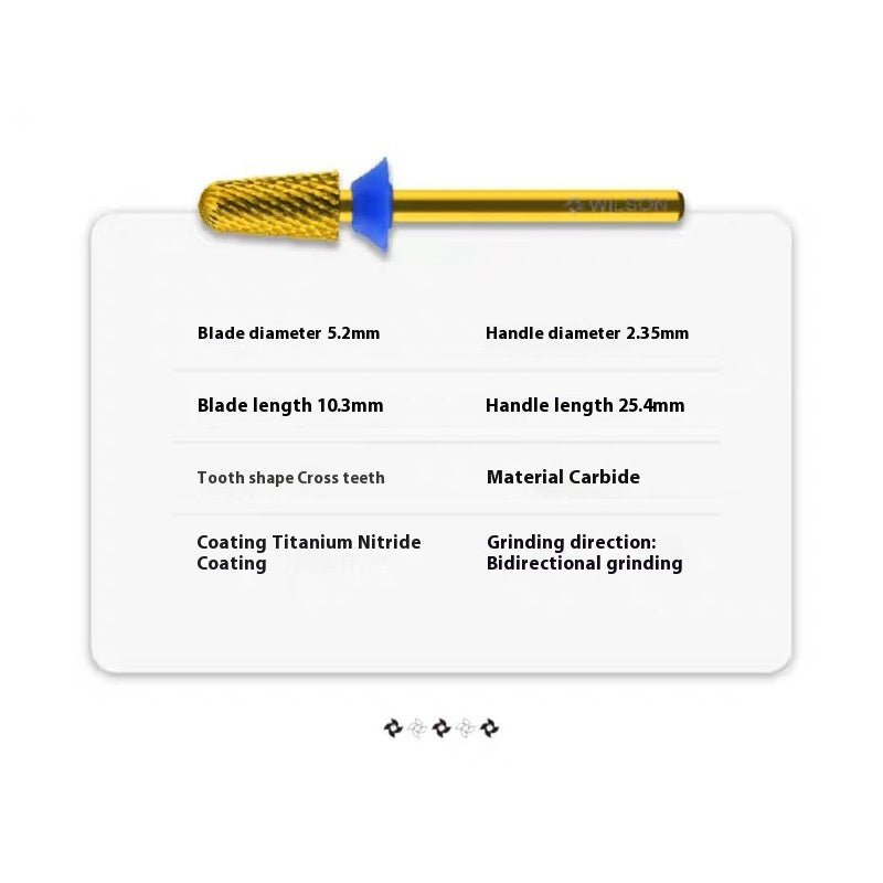 Tungsten Steel Nail Polishing Head