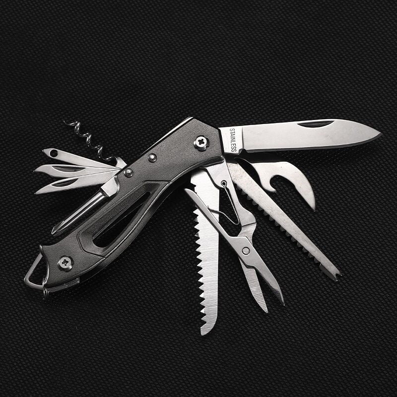 Multifunctional Outdoor Camping Knife Stainless Steel Compact Tool