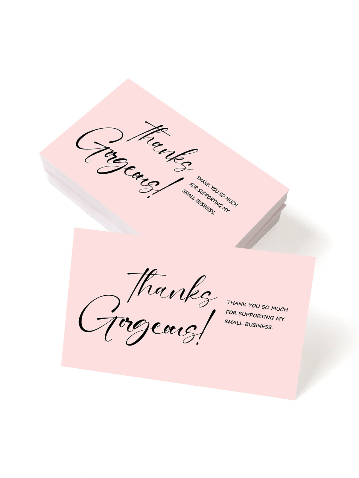 Thank You Greeting Cards Set for Weddings Parties & Holidays - 50 Pack