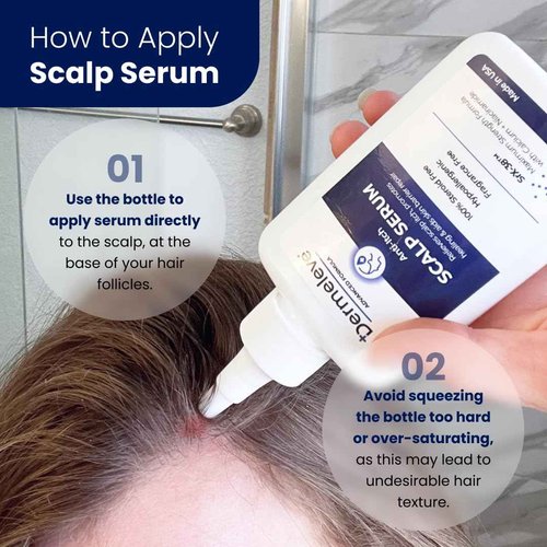 Dermeleve Scalp Serum for Neuropathic Itch, Sebborheic Dermatitis & Scalp Psoriasis | Dry Itchy Scalp Treatment | Quick Absorbing, Moisturizing & Non-Greasy (3 Pack)