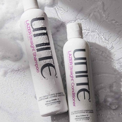 UNITE Hair - LAZER Straight Conditioner - Frizz-Defying & Smoothing Conditioner - Hydrates, Tames, & Adds Shine to Thick, Coarse, or Unruly Hair - Paraben-Free & Sulfate-Free, 33 Fl Oz