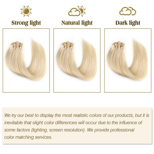 ABH AMAZINGBEAUTY HAIR Clip in Real Human Hair Extensions Blonde 20 Inch Clip in Hair Extensions Real Remi Virgin Human Hair Extensions Clip ins Straight Hair #60 Platinum Ash Blonde 8Pcs 120G
