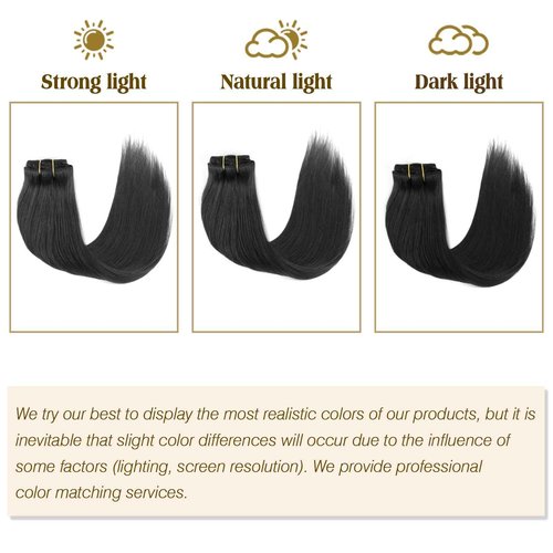 ABH AMAZINGBEAUTY HAIR Clip in Hair Extensions Human Hair Straight Clip in Extensions Full Head Clip in Remy Human Hair Clip ins Jet Black Color #1 Reusable Invisible 8Pcs 20 Inch 120 Grams