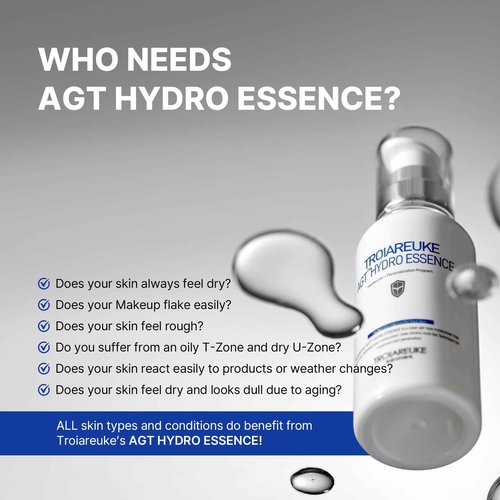 TROIAREUKE A.G.T HYDRO ESSENCE l Deep Hydrating Cooling Gel Essence Sleeping mask l 3.38 Oz. 100ml