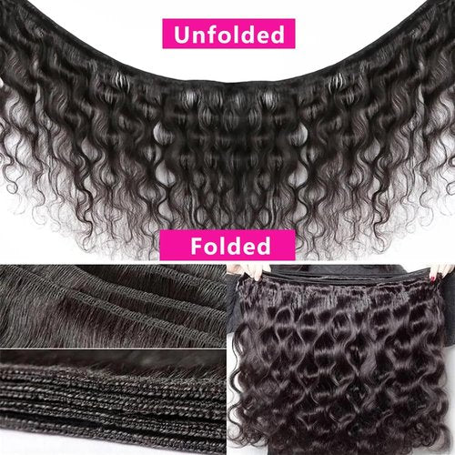 Body Wave One Bundles Human Hair Single Weave Bundles Human Hair Body Wave 100% Unprocessed Brazilian Virgin Hair Extensions Natural Black Body Wave 1 Bundle Human Hair 32 Inch