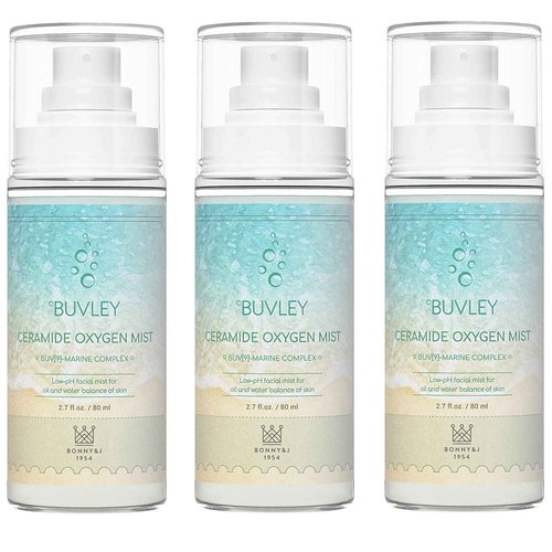 BUVLEY Ceramide Oxygen Face Mist | Low pH, Vegan, Cruelty Free | Hydrating Refreshing Soothing Facial Mist Spray with Antioxidants 2.7 Fl Oz (3)