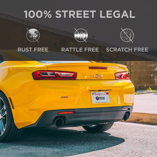 Rightcar Solutions Silicone License Plate Frame | The Original Premium Grade Silicone Car Plate Frame | Rust Proof, Rattle Proof, Weather Proof License Plate Holder (Yellow)