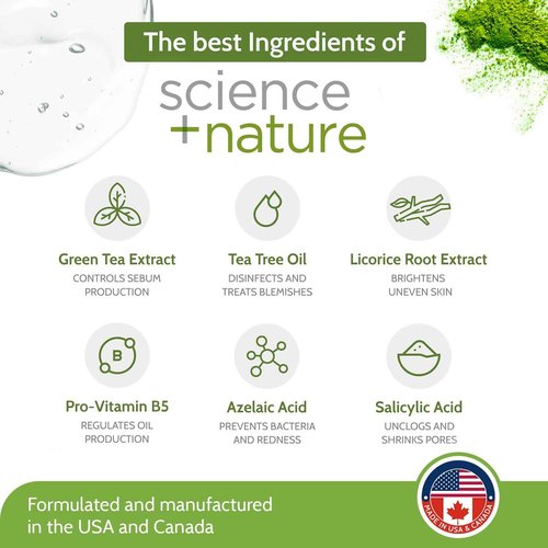 Exposed Skin Care, Basic Acne Treatment Kit with 2.5% Salicylic Acid and 3.5% Benzoyl Peroxide to Clear Up Teen, Adult, Hormonal and Cystic Acne – Natural, Non-toxic and Cruelty Free