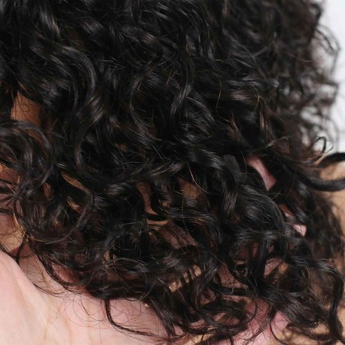 ManeMajesty 12 Inch Deep Curly Bob Wig Short Curly Human Hair Wigs for Women Jerry Curl Side Part Lace Front Wigs 100% Brazilian Remy Human Hair Wear and Go Glueless Wig 12A Natural Color