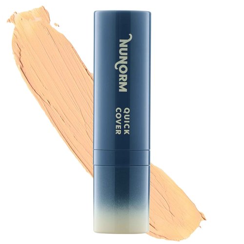 Foundation & Concealer Stick for Men - Full Buildable Cover for Dark Circles, Blemishes, Acne, Redness & Under Eyes - Face & Body Makeup Stick for All Skin Types - Non-Comedogenic 12-Beige