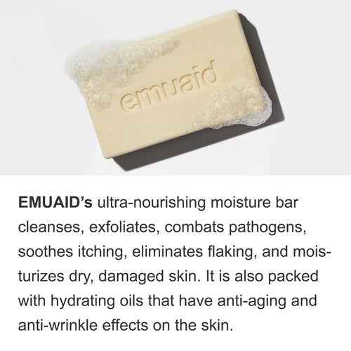 emuaid EMUAIDMAX Nail Fungus Kit - EMUAIDMAX Maximum Strength 2oz with Silver Ionic Socks Therapeutic Moisture Bar is suitable for Nail Fungus, Athlete’s Foot, Foot Ulcers, Cracked Heels.