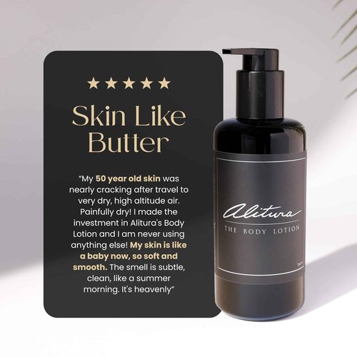 Alitura Naturals Organic Face & Body Lotion – Anti-Aging Moisturizer with Olive Oil & Acai Butter – Hydrating Cream for Dry, Sensitive & Aging Skin – For Men & Women – 200ml