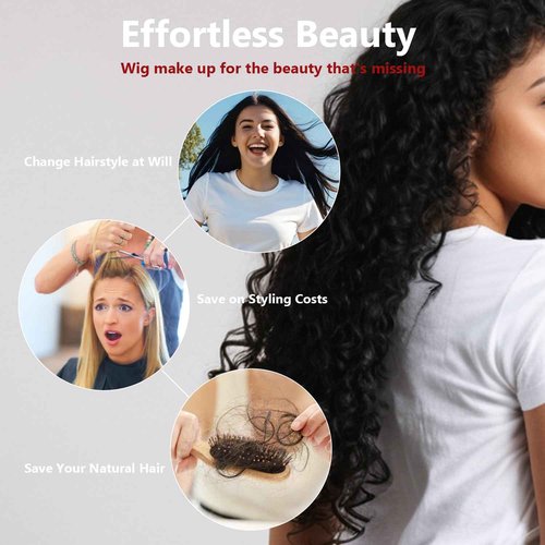 Synthetic Lace Front Wig 13x6 HD Lace Front Wig for Black Women 28inch Curly Hair Glueless Wig Pre-Plucked Wigs Beginner Friendly Natural Hairline Glueless Heat Resistant Lace Front Wig Long Curly Wig
