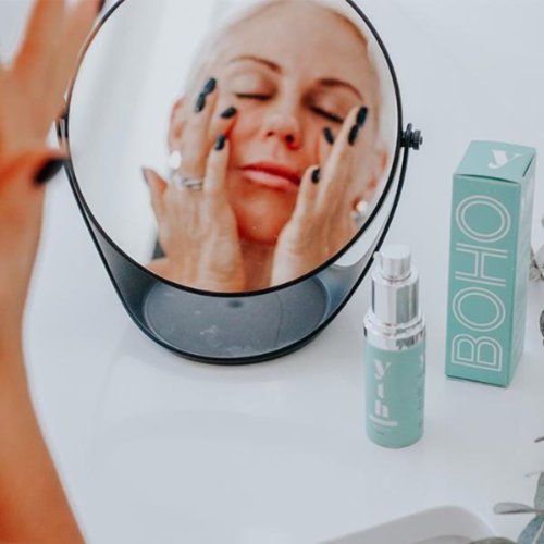 Boho YTH Serum, Hyaluronic Acid & Vitamin C – Anti Aging Facial Serum, Brightening Serum for Dark Spots, Even Skin Tone, Eye Area, Fine Lines & Wrinkles, 15 ml, 0.5 fl oz