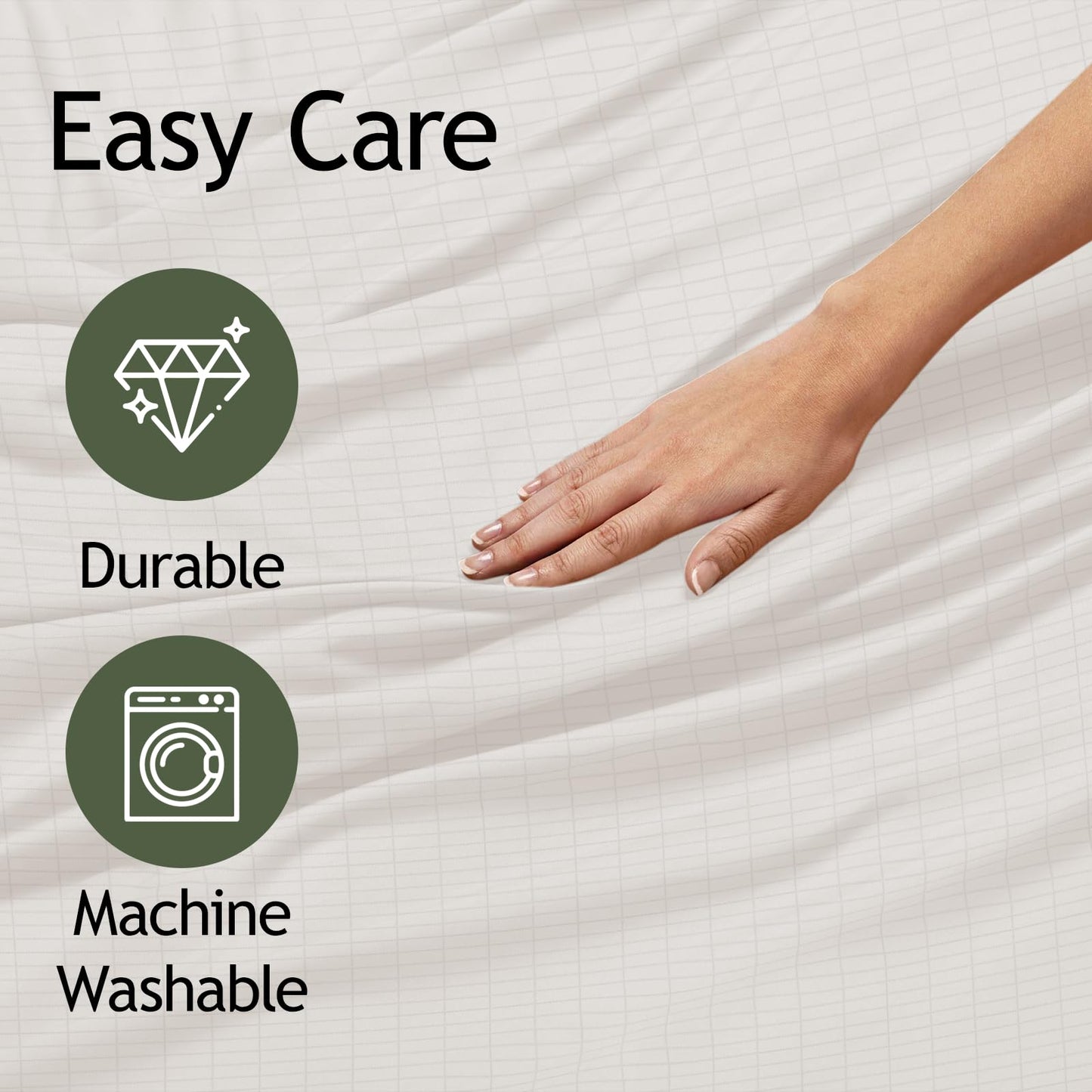 Grounding Sheets Full XL Size, Grounding Sheet,Silver Fiber Material,Deep Pocket Grounding Well Bed Sheets for Women,Well Bedding for Better Sleep & Wellness(White, Full XL)