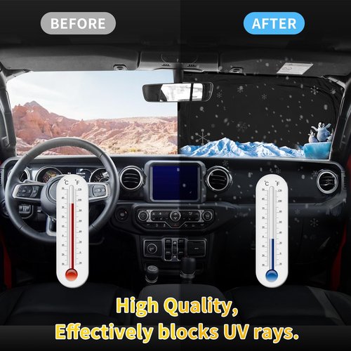 Sun Shade Sunshade for BMW X3 2018-2024 2025 Windshield Cover, 4-Layer Front Window Shade Custom fit X3 Base, xDrive28i, xDrive35i, M Sport SUV Sun Visor 240T Shade Blocks UV Rays Car Accessories