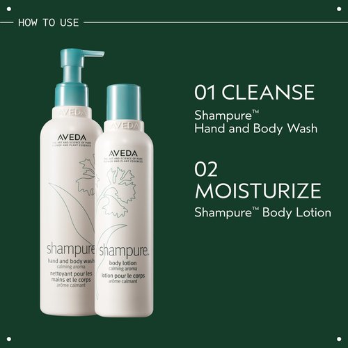 Aveda Shampure Hand & Body Wash | Liquid Hand Soap and Body Wash | with Calming Aroma of Lavender, Ylang Ylang, Petitgrain, 33.8 Fl Oz