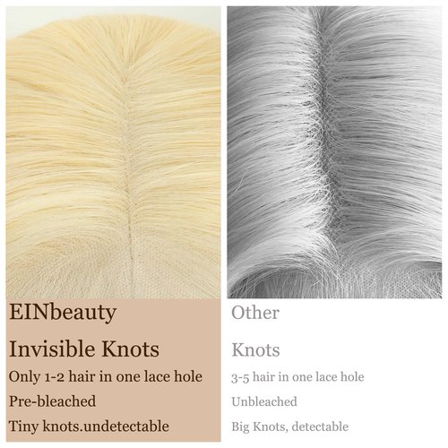 13x4 Lace Frontal Closure Body Wave Ear to Ear Transparent HD Lace Frontal Brazilian Virgin Human Hair Frontal Pre Plucked With Baby Hair 613 Blonde 16 Inch